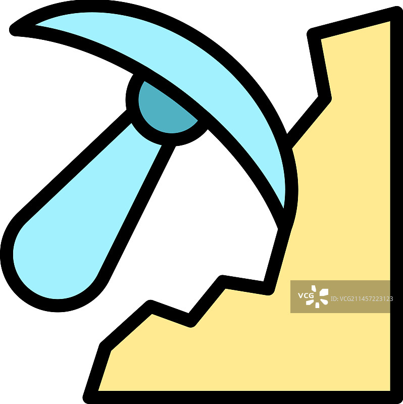 石镐图标图片素材