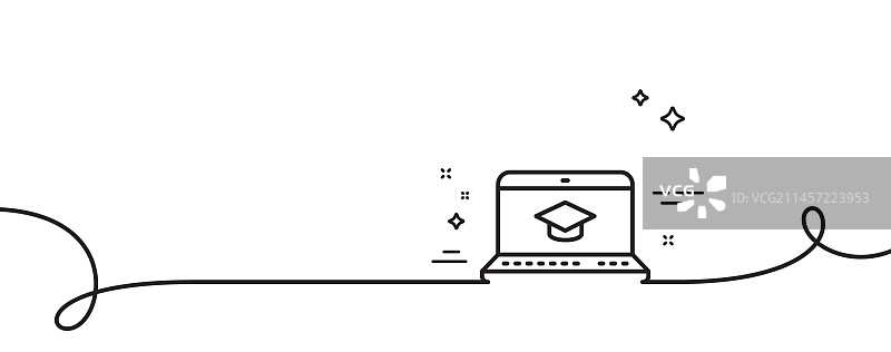 在线教育线性图标笔记本符号图片素材