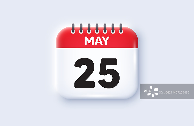 每月25日活动日程日期图标图片素材