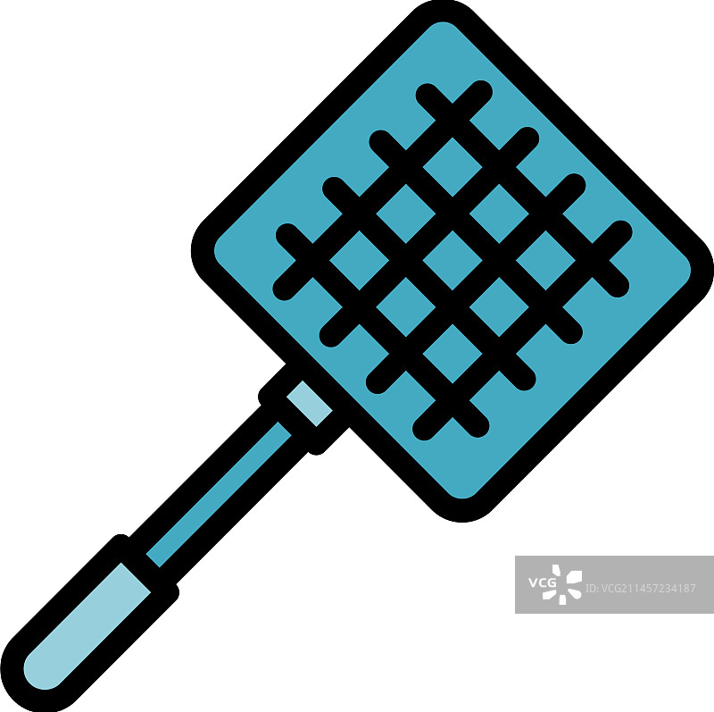 咬网图标（扁平风格）图片素材