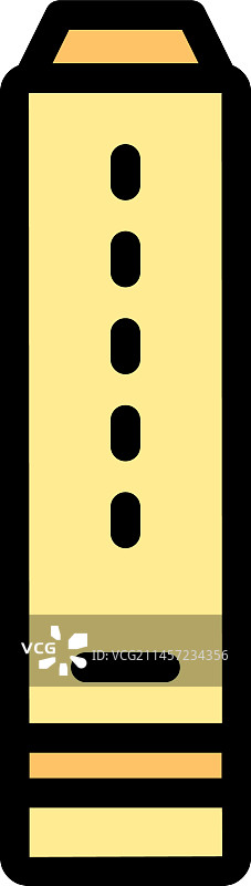 藏族柱子扁平图标图片素材