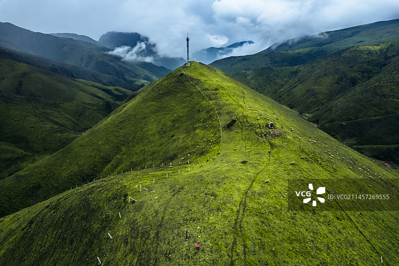 乌蒙山外山连山图片素材