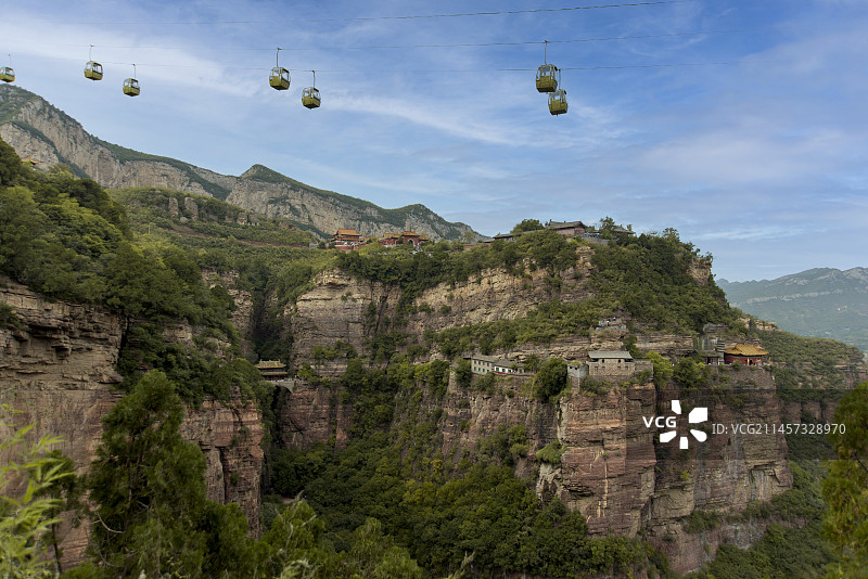 河北省石家庄井陉苍岩山景区图片素材