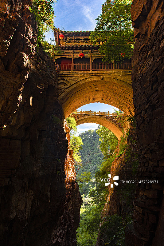 河北省石家庄井陉苍岩山景区图片素材