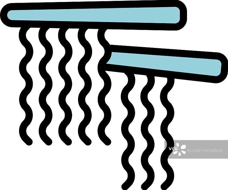 扁平风拉面条图标图片素材