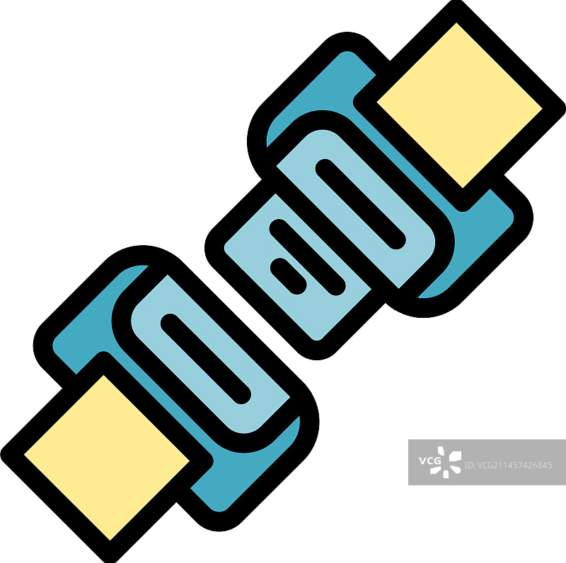 安全带扁平图标图片素材