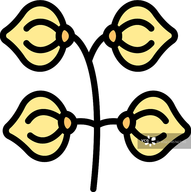 种子图标（扁平风格）图片素材