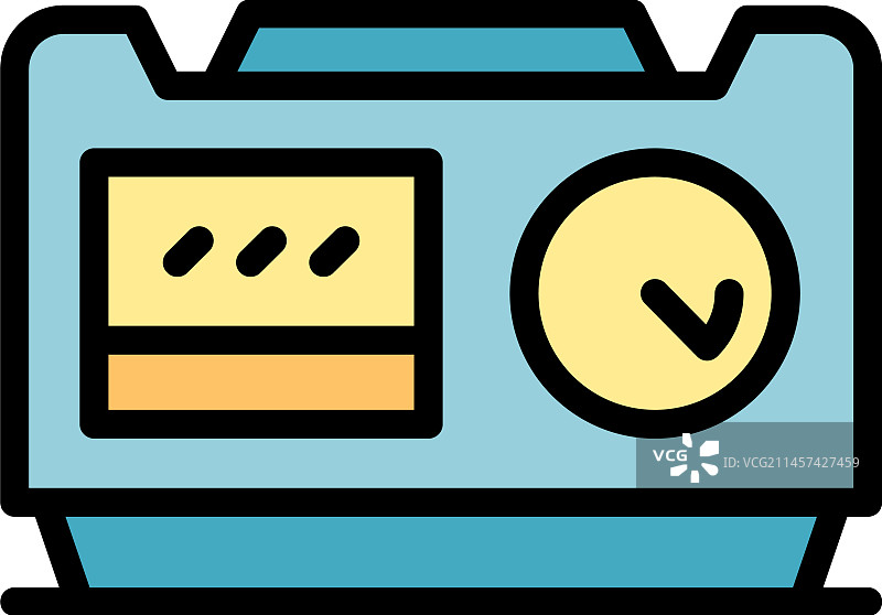 发电站图标（扁平风格）图片素材