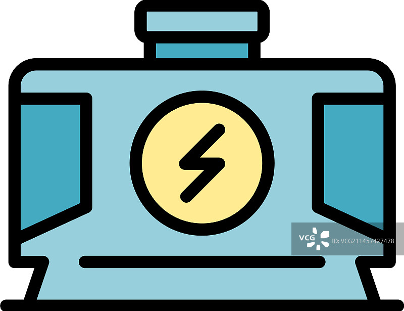 服务生成器扁平图标图片素材