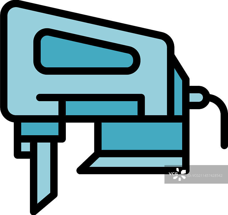 电锯图标（扁平风格）图片素材