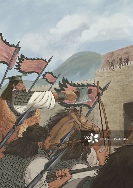 历史战争插图图片素材