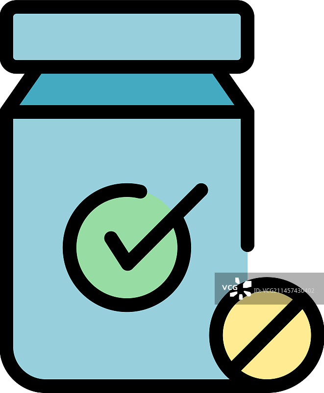 已批准的减肥药图标图片素材