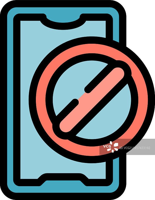 禁止使用智能手机图标图片素材