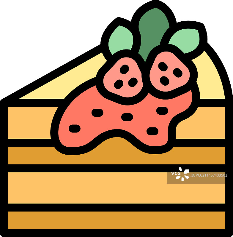 零食套餐扁平图标图片素材