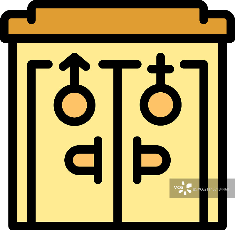 性别卫生间图标图片素材