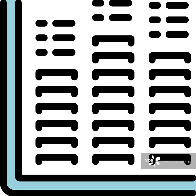 人口数据图标（扁平风格）图片素材