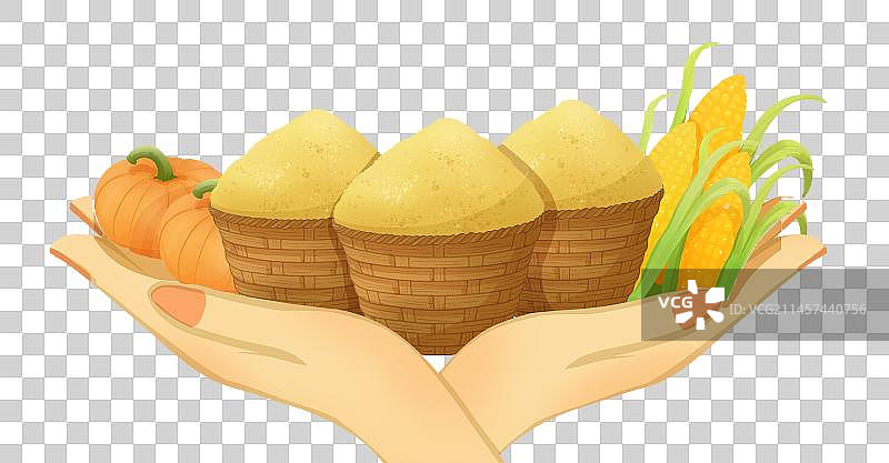 粮食大丰收图片素材