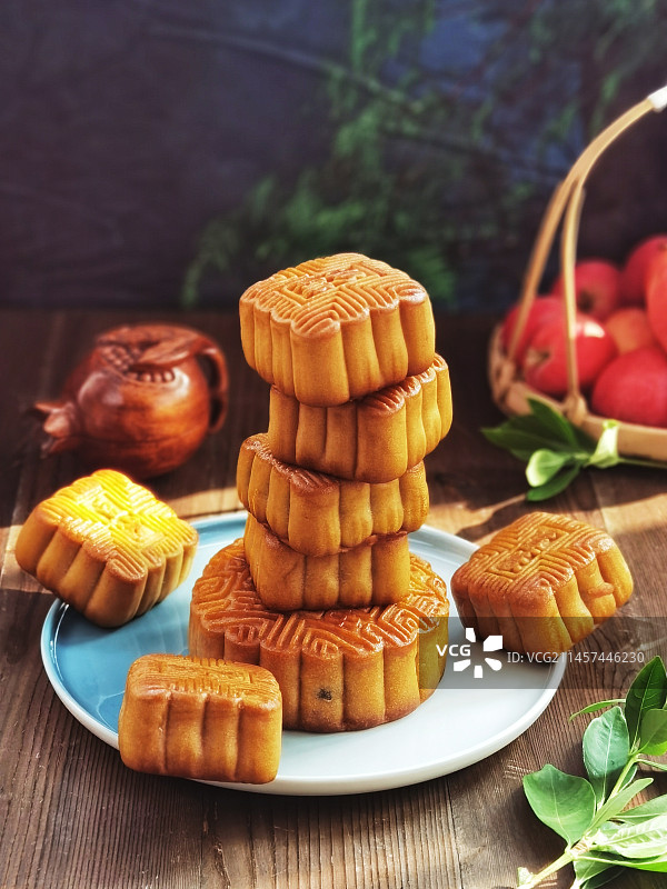 中秋月饼图片素材