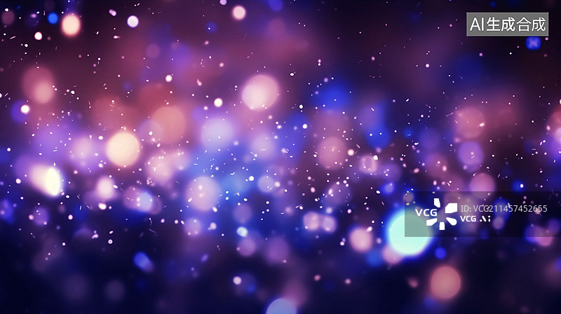 【AI数字艺术】紫色梦幻质感圆点粒背景纹理图片素材