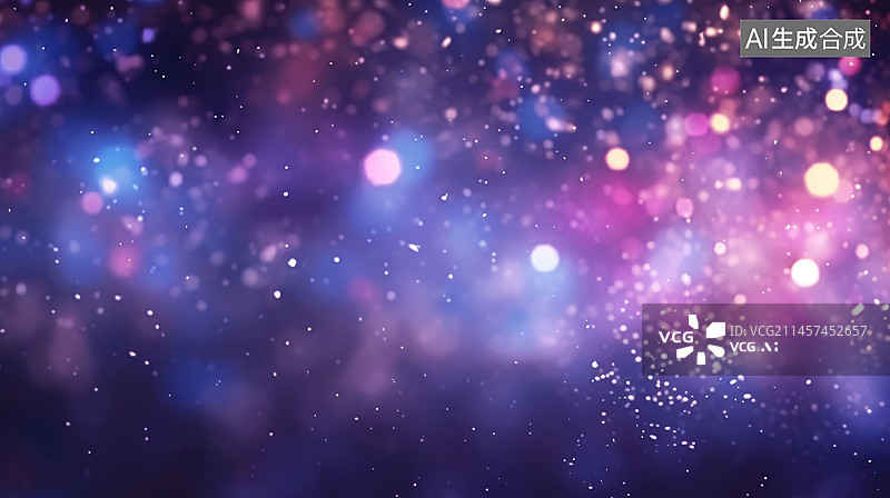 【AI数字艺术】紫色梦幻质感圆点粒背景纹理图片素材