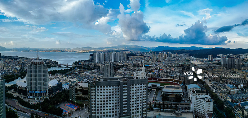 大理 地标 洱海公园 明珠广场 奥体中心 兴盛大桥 锁水阁图片素材