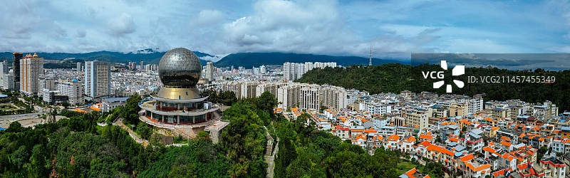大理 地标 洱海公园 明珠广场 奥体中心 兴盛大桥 锁水阁图片素材