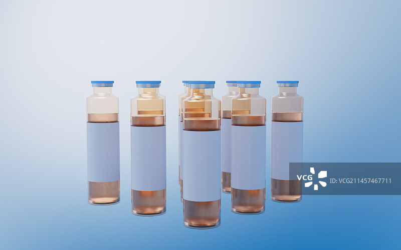 口服液保健品3D渲染图片素材