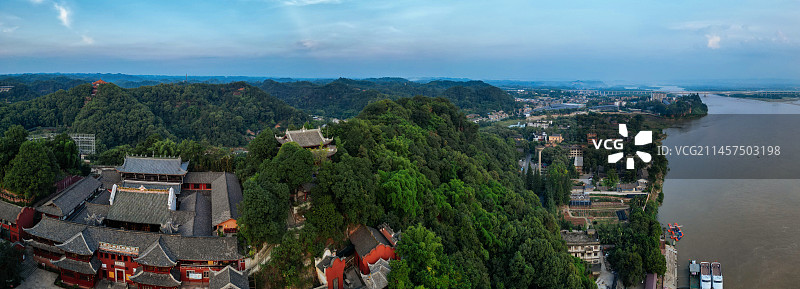乐山 乐山大佛 灵宝塔 桂华寺 旅游广场 会江门图片素材