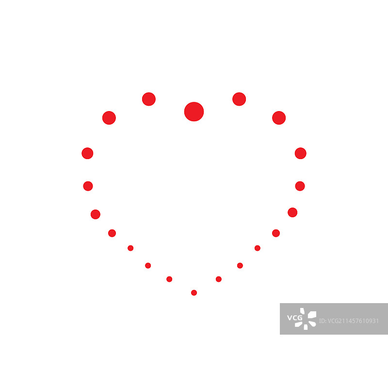 带红色豌豆的心形符号图片素材