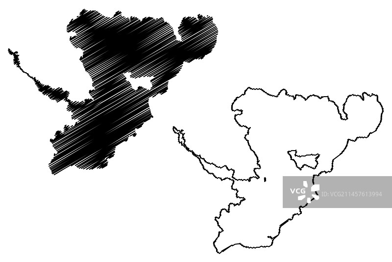 印度尼西亚苏拉威西岛托乌uti湖地图图片素材