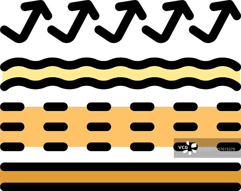 皮肤分子图标（扁平风格）图片素材