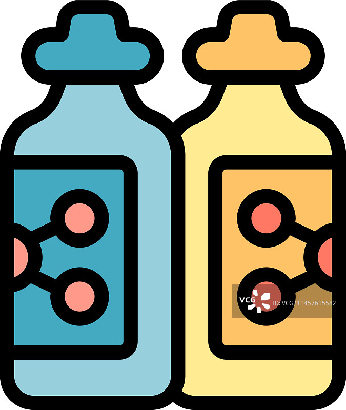 酶图标（扁平风格）图片素材