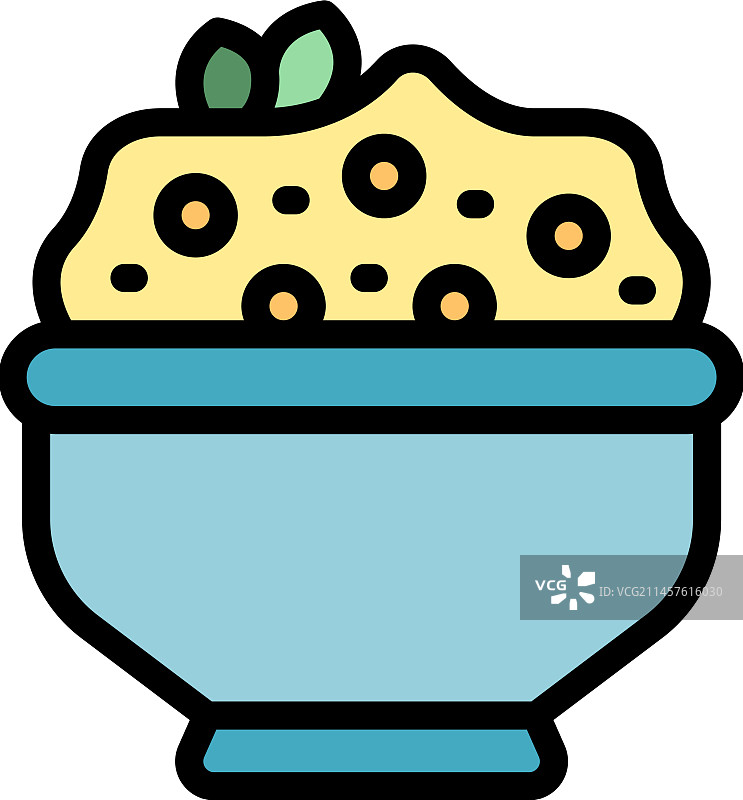 粉末鹰嘴豆泥图标图片素材