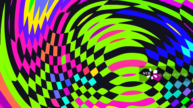 扭曲的方格背景图片素材