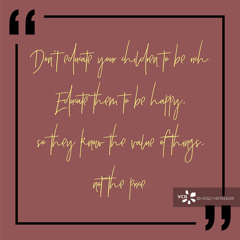 社交媒体语录帖子设计彩色语录图片素材