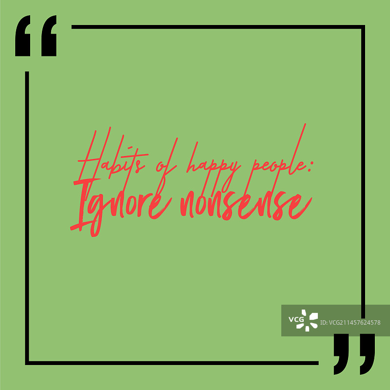 社交媒体语录帖子设计彩色语录图片素材