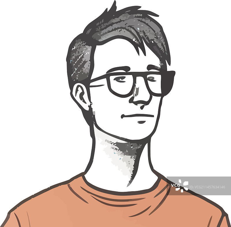 微笑的男人设计图片素材
