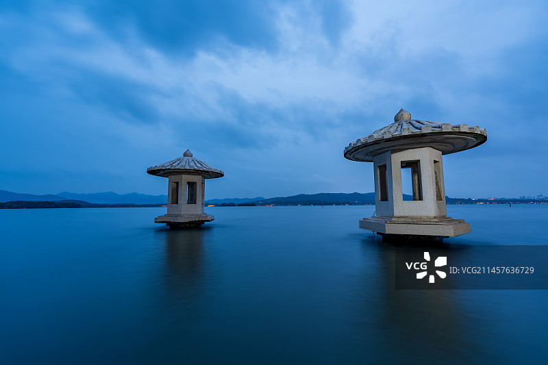 杭州西湖翠光亭图片素材