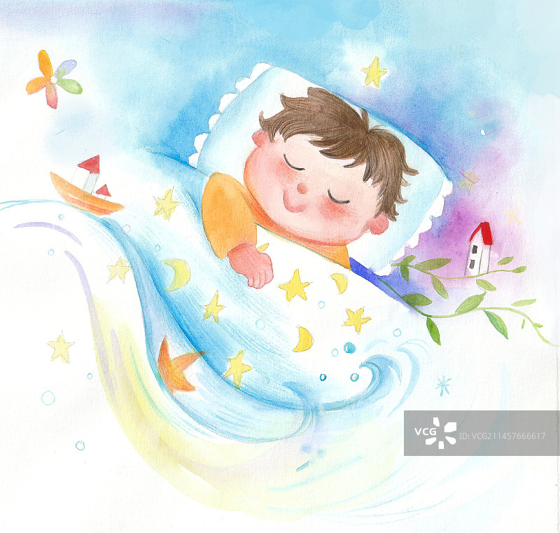宝宝睡觉图片素材