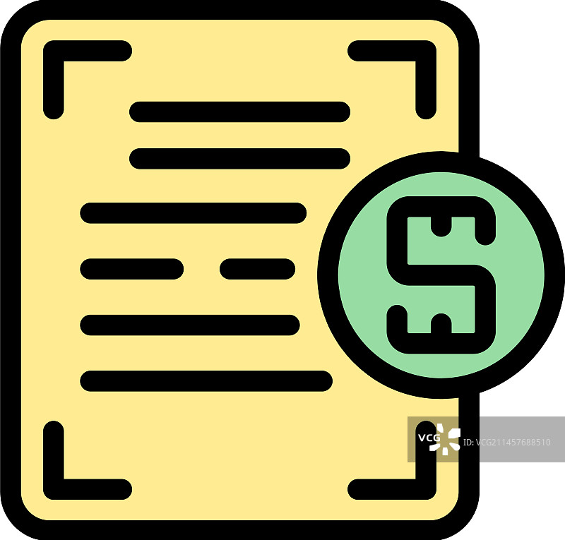 纸质保修图标（扁平风格）图片素材