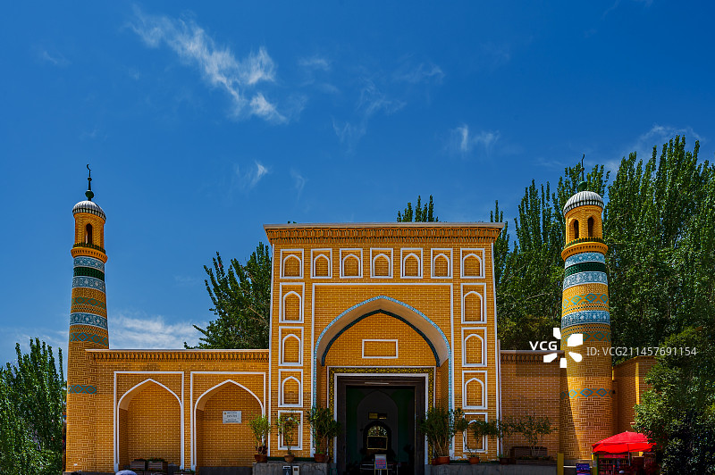 艾提尕尔大清真寺图片素材