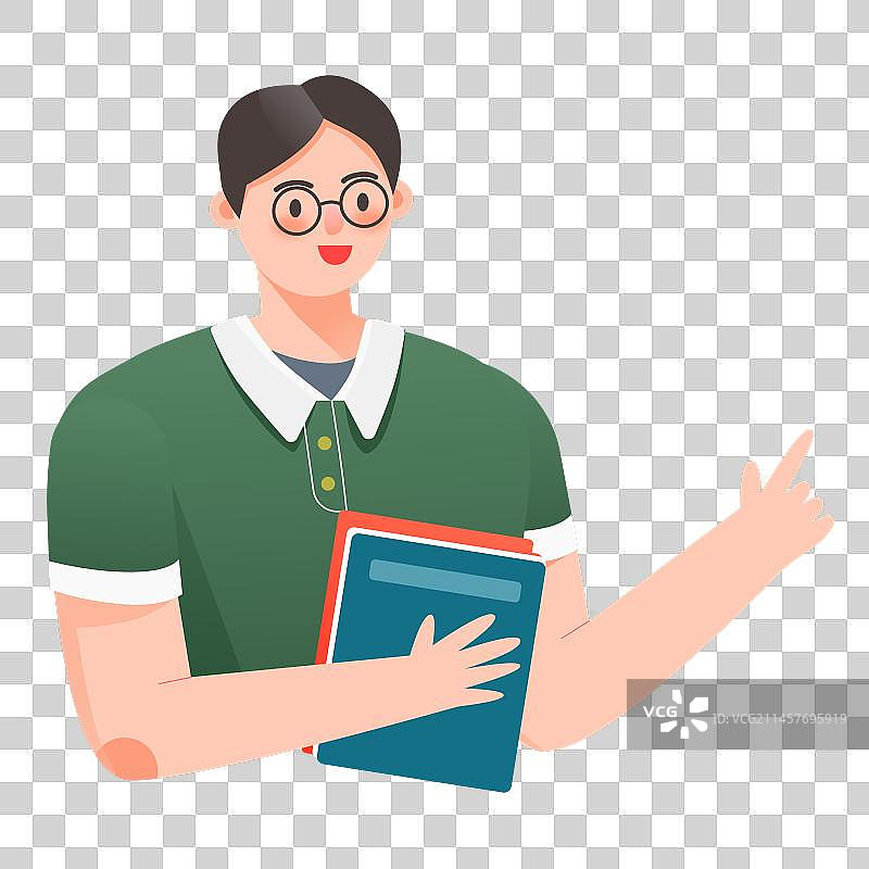 教育培训男教师免抠元素图片素材