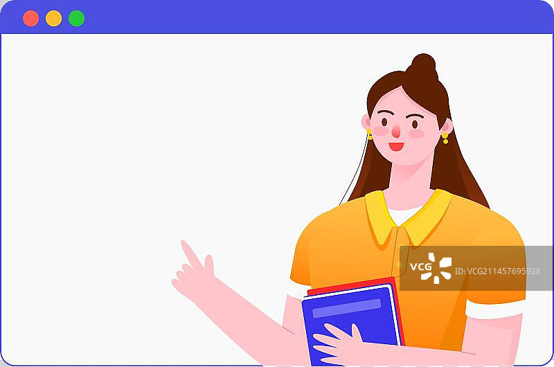 女教师形象免抠元素2图片素材