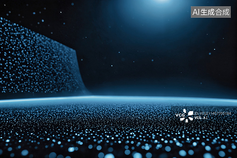 【AI数字艺术】黑色质感科技概念背景图片素材
