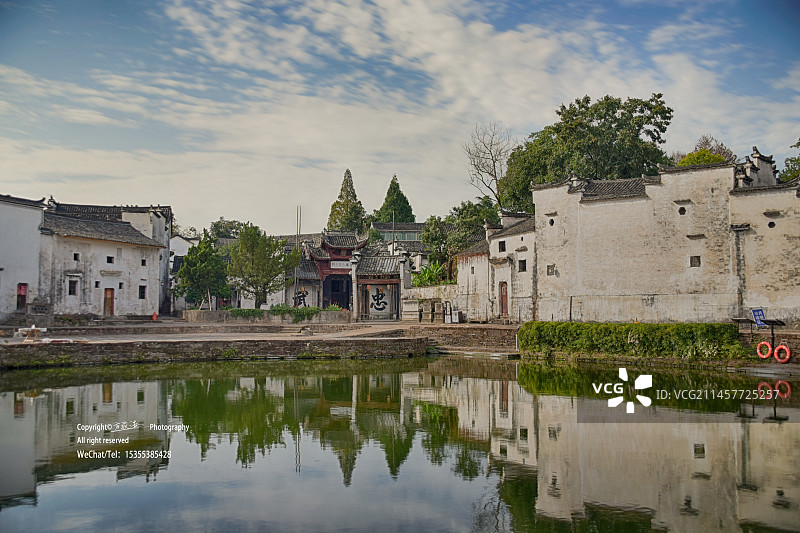 诸葛八卦村图片素材