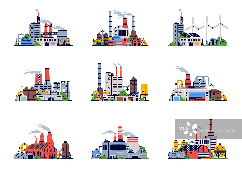 工厂和工业综合体图片素材