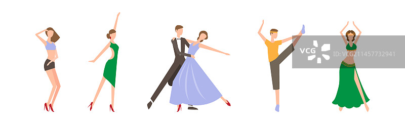 舞台表演舞蹈人物图片素材