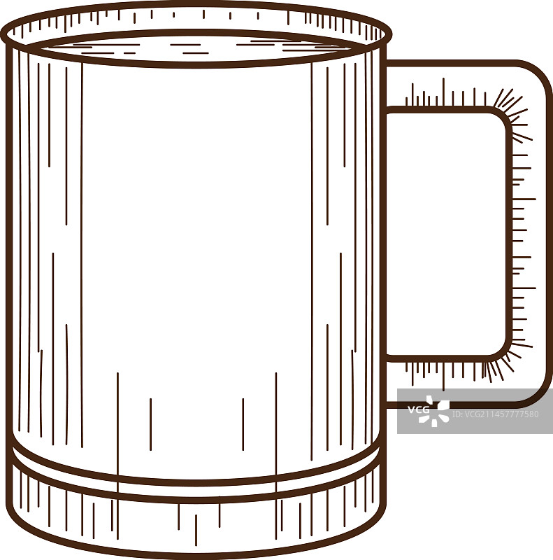 热咖啡杯图标图片素材