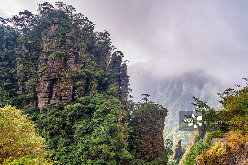 广西金秀圣堂山景区风光图片素材