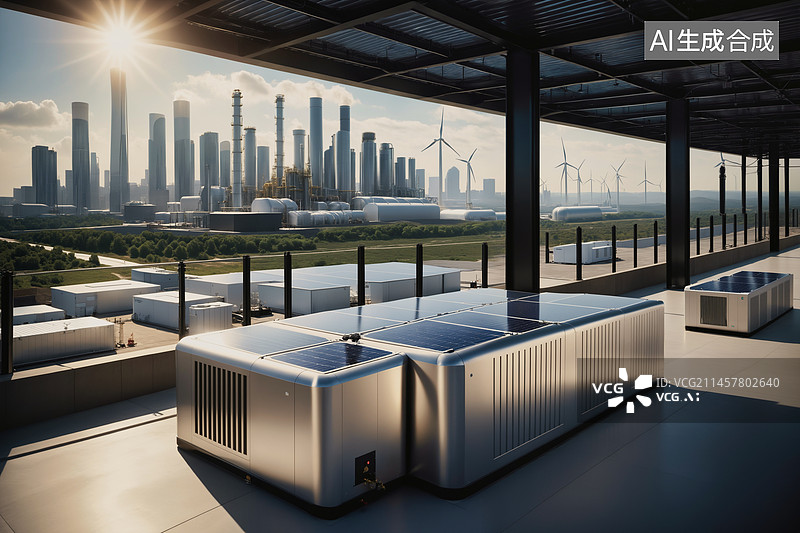 【AI数字艺术】未来清洁能源概念图片素材